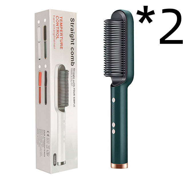 Electric Hair Straightener Hot Comb brush (anti-scalding)