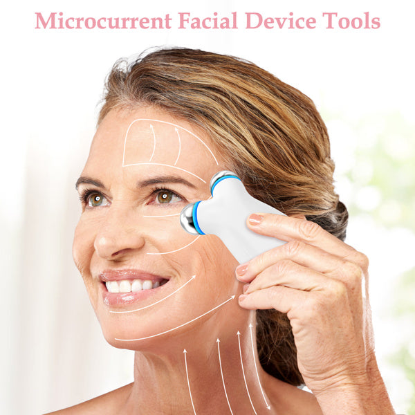 EMS facial massager Micro Current Face Lift Tool (V-face roller)