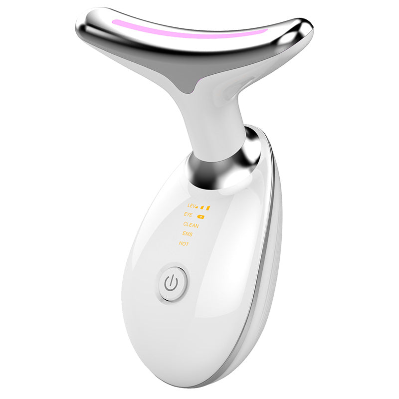 LED/EMS Thermal Neck Lifting And Tighten Massager Electric Microcurrent Wrinkle Remover