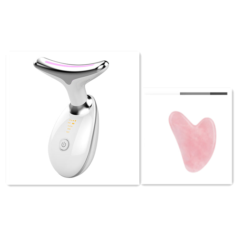LED/EMS Thermal Neck Lifting And Tighten Massager Electric Microcurrent Wrinkle Remover