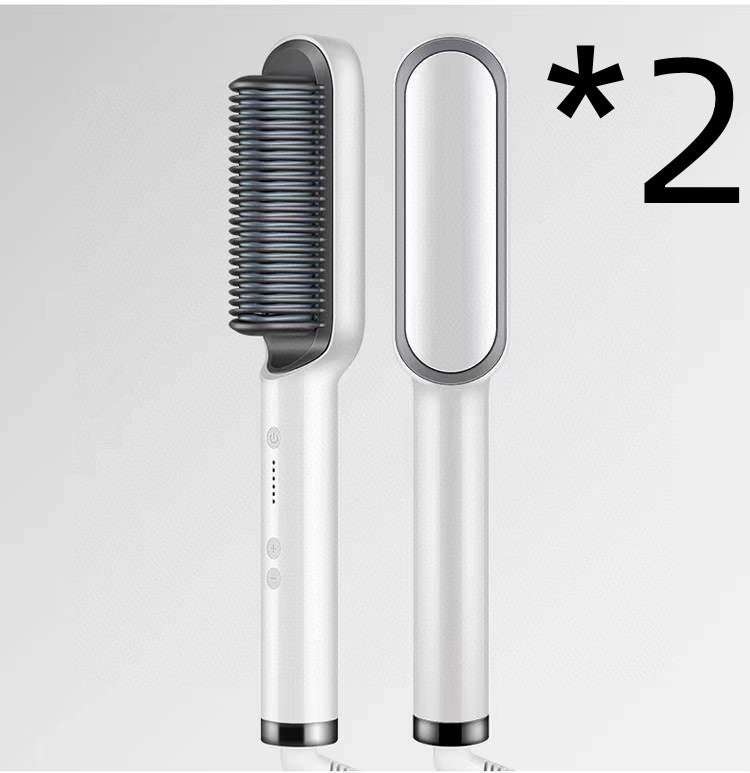 Electric Hair Straightener Hot Comb brush (anti-scalding)