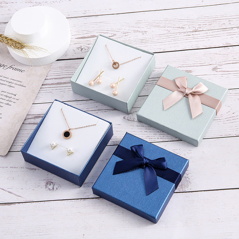 New Lenny Pattern Bow Jewellery gift Box