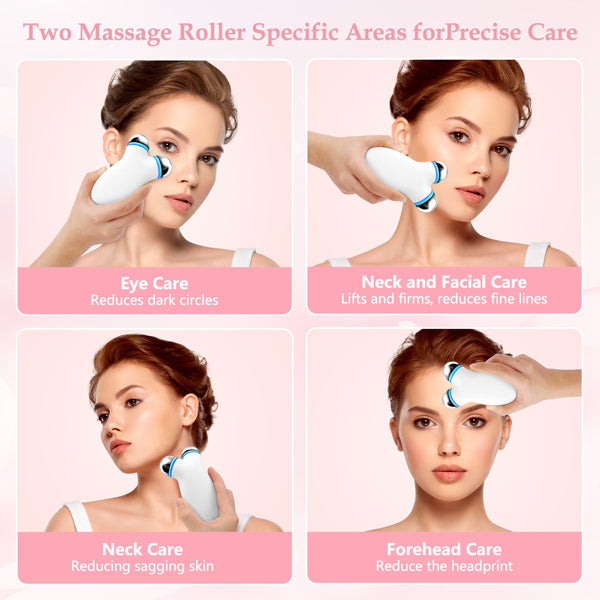 EMS facial massager Micro Current Face Lift Tool (V-face roller)