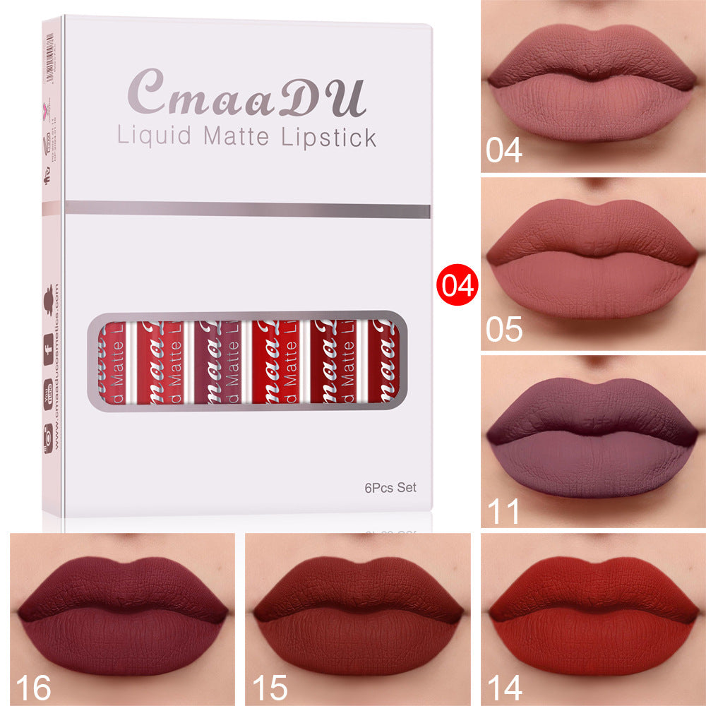 Matte Waterproof Lipstick Long Lasting (6 boxes to choose from)