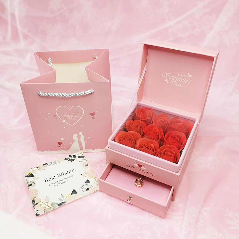 Eternal Rose jewellery gift box