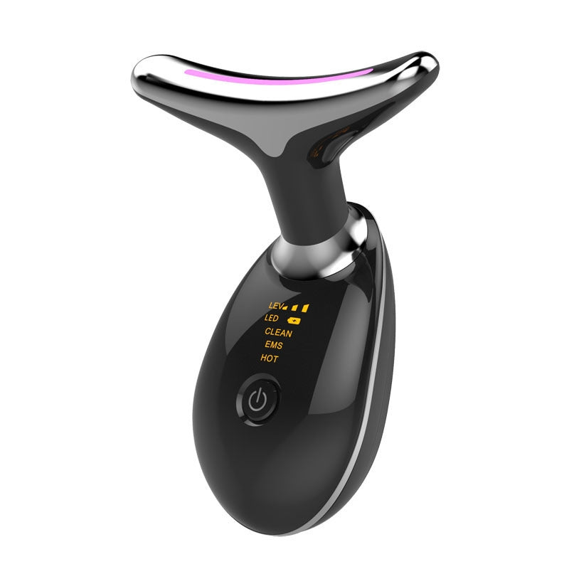 LED/EMS Thermal Neck Lifting And Tighten Massager Electric Microcurrent Wrinkle Remover
