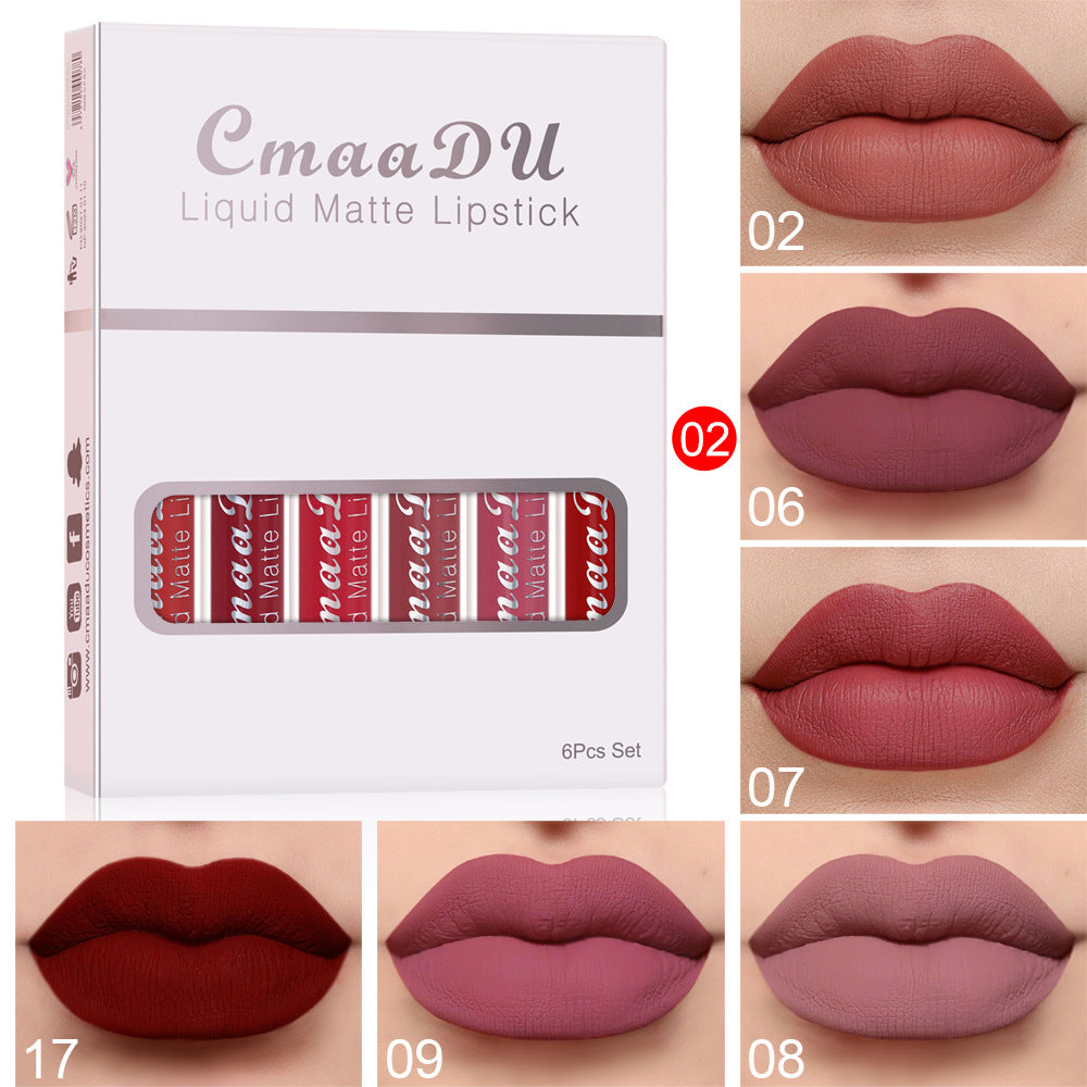 Matte Waterproof Lipstick Long Lasting (6 boxes to choose from)