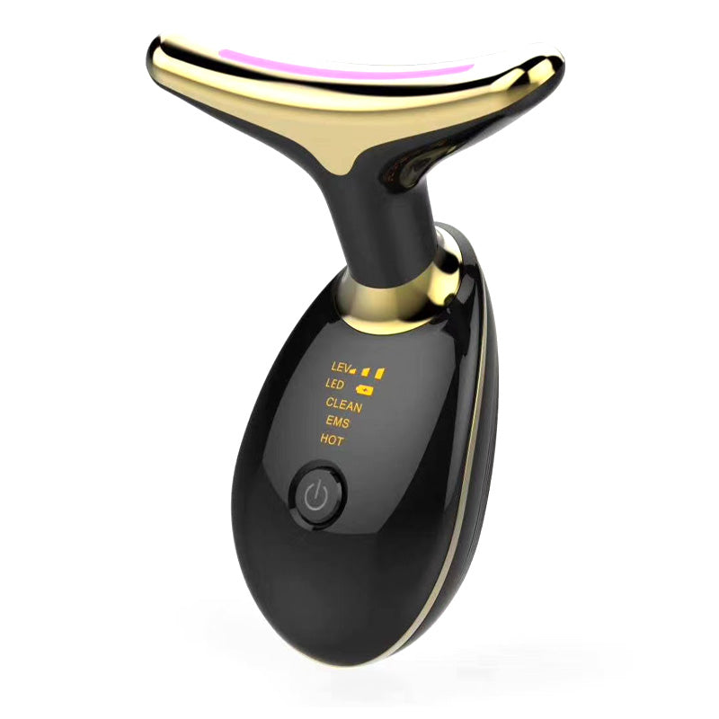 LED/EMS Thermal Neck Lifting And Tighten Massager Electric Microcurrent Wrinkle Remover