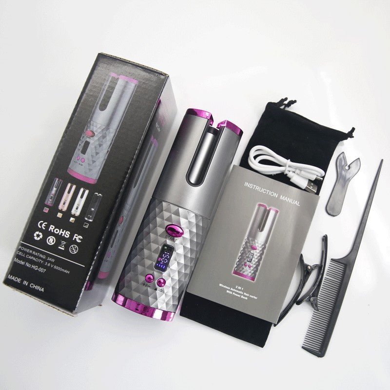Wireless Hair Curler Portable