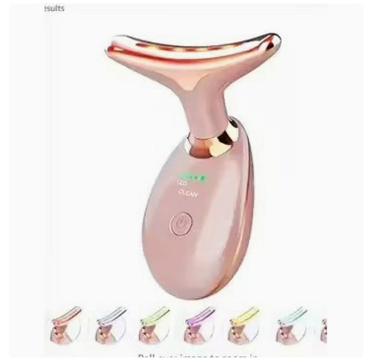 LED/EMS Thermal Neck Lifting And Tighten Massager Electric Microcurrent Wrinkle Remover
