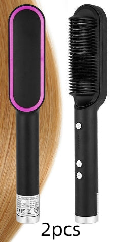 Electric Hair Straightener Hot Comb brush (anti-scalding)