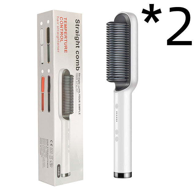 Electric Hair Straightener Hot Comb brush (anti-scalding)