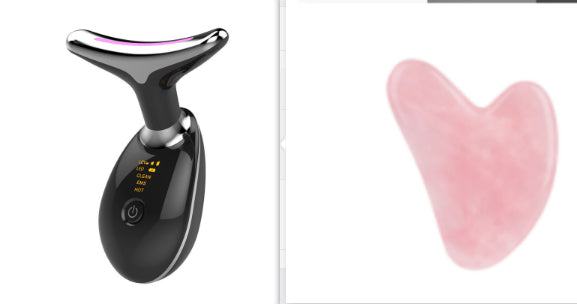 LED/EMS Thermal Neck Lifting And Tighten Massager Electric Microcurrent Wrinkle Remover