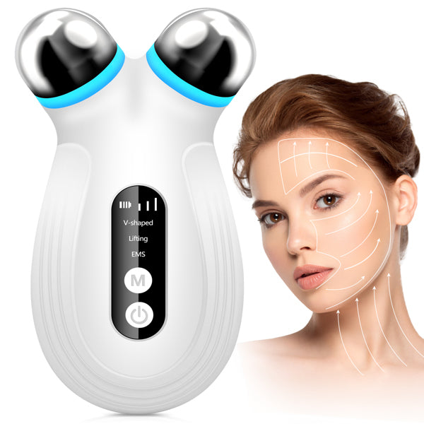 EMS facial massager Micro Current Face Lift Tool (V-face roller)